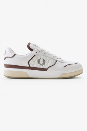 Fred Perry B300 Men's Sneakers White | LUA-273684