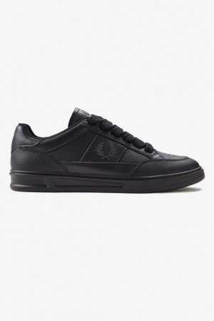 Fred Perry B440 Men's Sneakers Black | FHO-695714