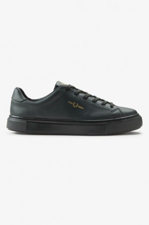 Fred Perry B71 Men's Sneakers Black | LBQ-679384