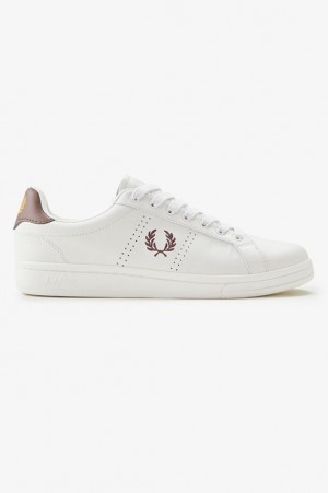 Fred Perry B721 Men's Sneakers White | RSH-015396