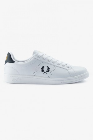 Fred Perry B721 Men's Sneakers White | UIG-324056