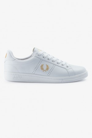 Fred Perry B721 Men's Sneakers White | YWD-734129