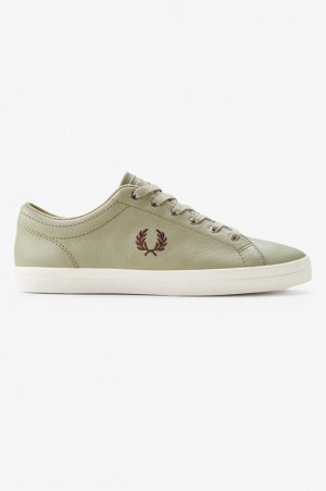 Fred Perry Baseline Men's Sneakers Green | GVW-087952