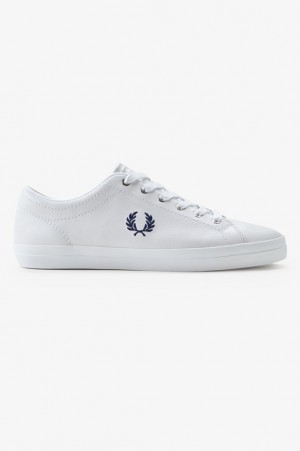 Fred Perry Baseline Men's Sneakers White | AQZ-209185