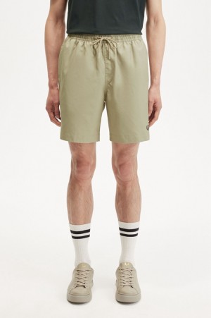 Fred Perry Classic Men's Shorts Grey | OUA-694235