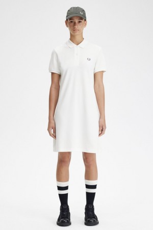 Fred Perry Fred Perry- Women's Dress White | EFN-735206