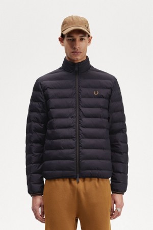 Fred Perry Insulated Men's Jackets Navy | UJO-650147