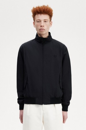 Fred Perry Made In England Men's Jackets Black | AYE-219863