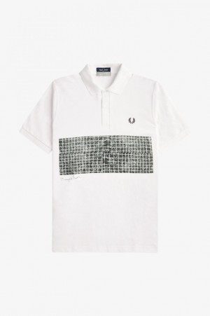 Fred Perry Margaret Howell Men's Shirts White | AZL-140853