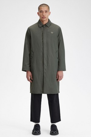 Fred Perry Shell Mac Men's Jackets Green | UMW-406281