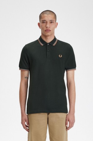 Fred Perry The Fred Perry Men's Polo Shirts Green | GKN-963027