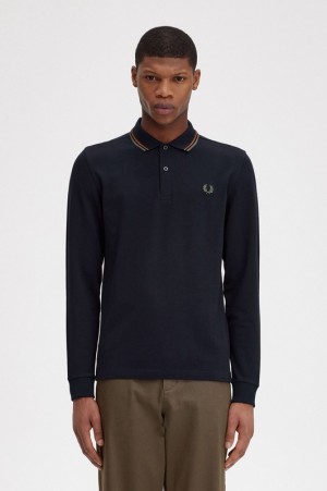 Fred Perry The Fred Perry Men's Polo Shirts Navy | QBU-812374