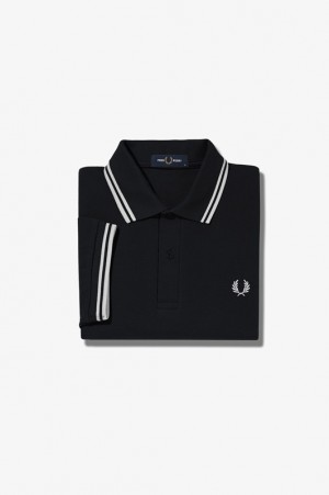 Fred Perry The Fred Perry Men's Shirts Black | MHB-501487