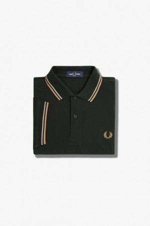 Fred Perry The Fred Perry Men's Shirts Black | EVS-328079