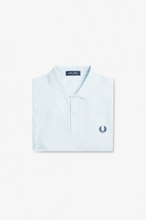 Fred Perry The Fred Perry Men's Shirts Blue | FIE-127635