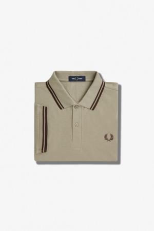 Fred Perry The Fred Perry Men's Shirts Green | CDH-621840