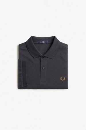 Fred Perry The Fred Perry Men's Shirts Grey | OGK-607315