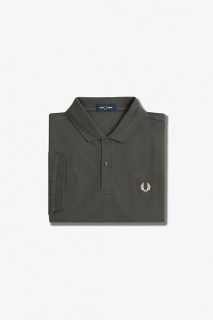 Fred Perry The Fred Perry Men's Shirts Green | IBJ-592304