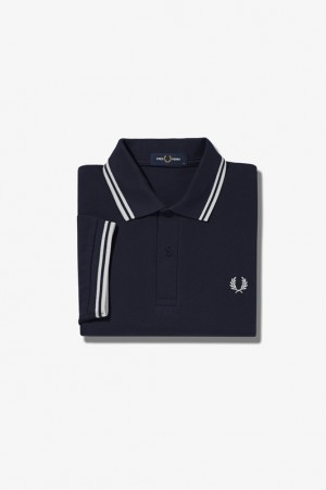 Fred Perry The Fred Perry Men's Shirts Navy | RNC-345189