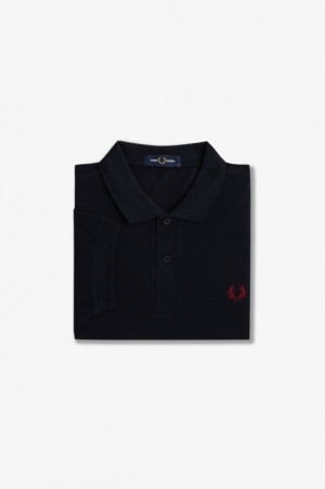 Fred Perry The Fred Perry Men's Shirts Navy | CAS-982716