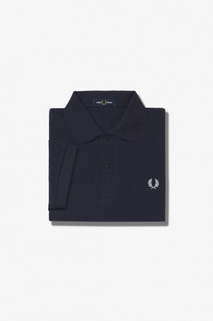 Fred Perry The Fred Perry Men's Shirts Navy | KLU-096178