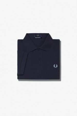 Fred Perry The Fred Perry Men's Shirts Navy | SFB-509321