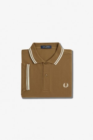 Fred Perry The Fred Perry Men's Shirts Olive | FPV-701954