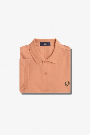 Fred Perry The Fred Perry Men's Shirts Orange | YGJ-792453