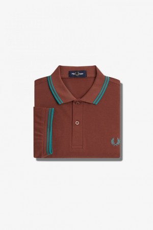 Fred Perry The Fred Perry Men's Shirts Rose | WCX-428510