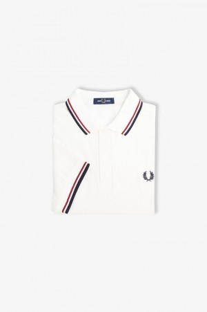 Fred Perry The Fred Perry Men's Shirts White | XWV-702845