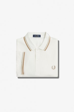 Fred Perry The Fred Perry Men's Shirts White | GQC-720981