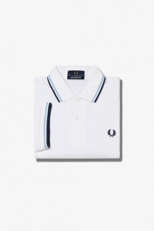 Fred Perry The Fred Perry Men's Shirts White | FOR-527136