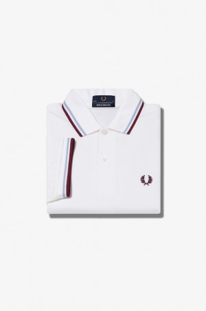 Fred Perry The Fred Perry Men's Shirts White | BPY-724085