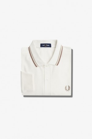 Fred Perry The Fred Perry Men's Shirts White | YVQ-956748