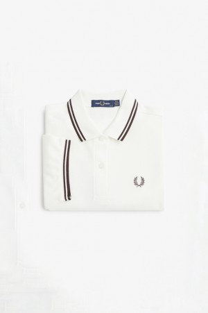 Fred Perry The Fred Perry Women's Polo Shirts White | NJM-043168