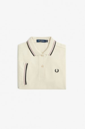 Fred Perry The Fred Perry Women's Polo Shirts Beige | SUI-816320