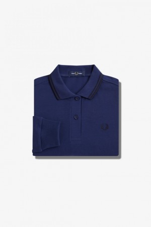 Fred Perry The Fred Perry Women's Polo Shirts Navy | REM-247018