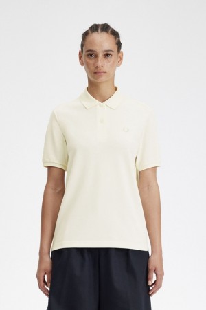 Fred Perry The Fred Perry Women's Shirts Beige | KVZ-612573