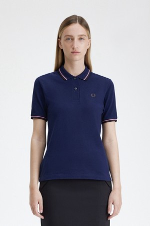 Fred Perry The Fred Perry Women's Shirts Navy | MKP-209546