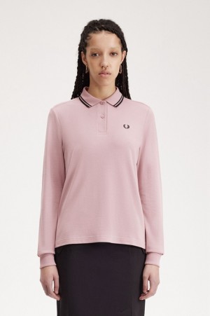 Fred Perry The Fred Perry Women's Shirts Rose | MUF-865130