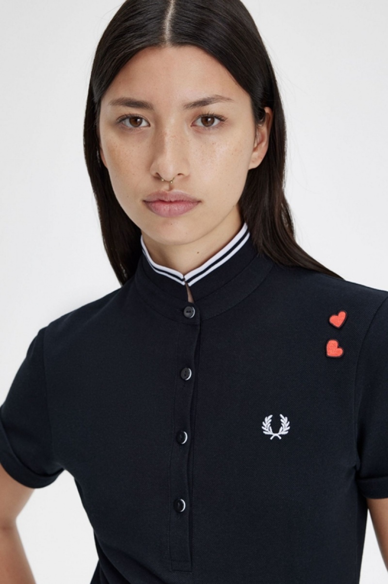 Fred Perry Amy Fred Perry Women's Shirts Black | QFX-785132