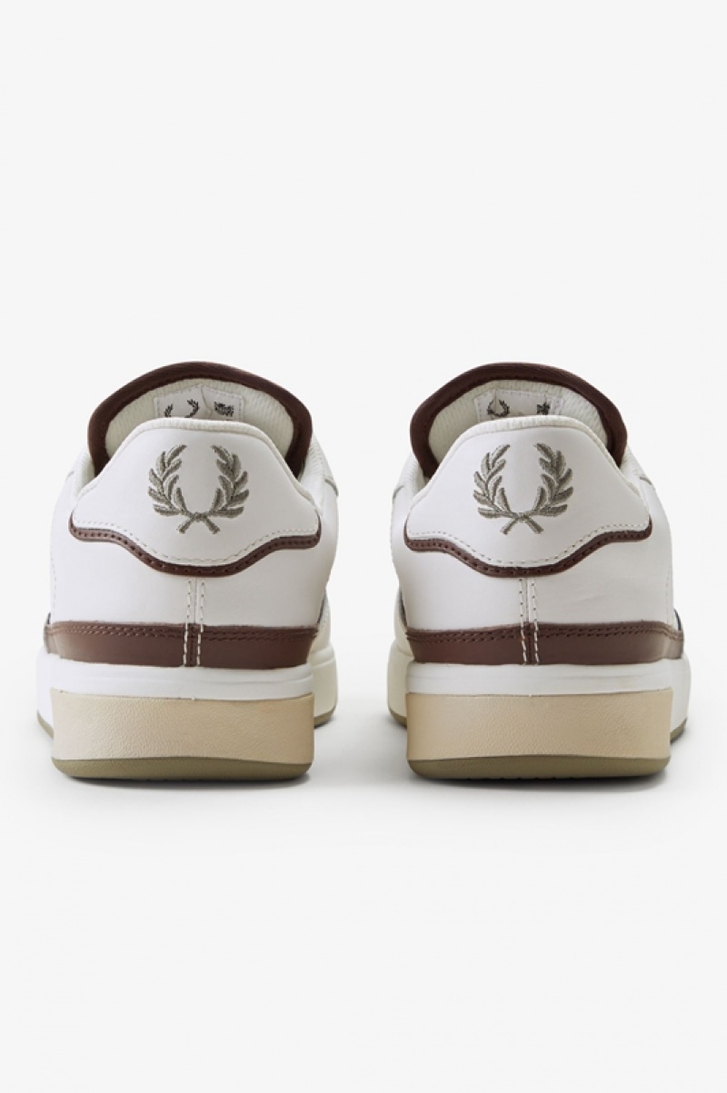 Fred Perry B300 Men's Sneakers White | LUA-273684