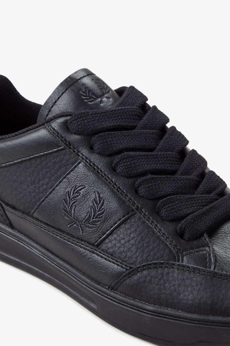 Fred Perry B440 Men's Sneakers Black | FHO-695714