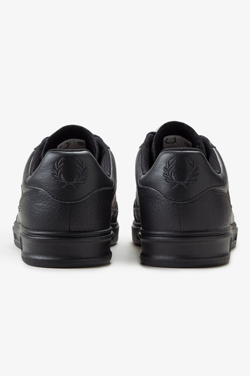 Fred Perry B440 Men's Sneakers Black | FHO-695714