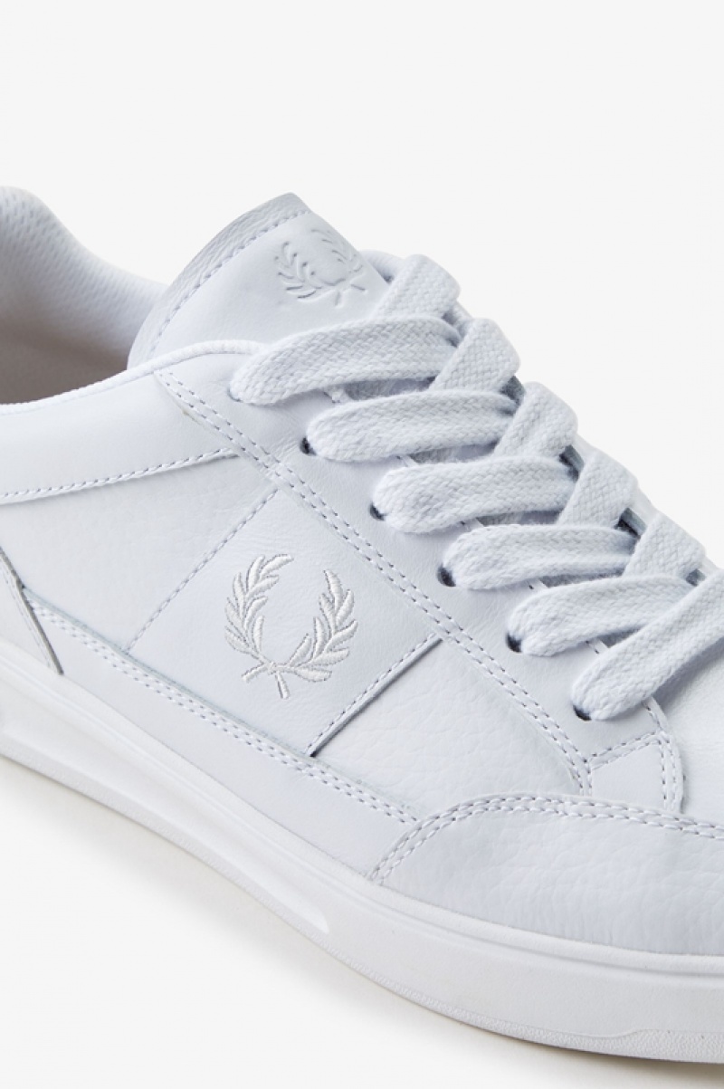 Fred Perry B440 Men's Sneakers White | DBI-093572