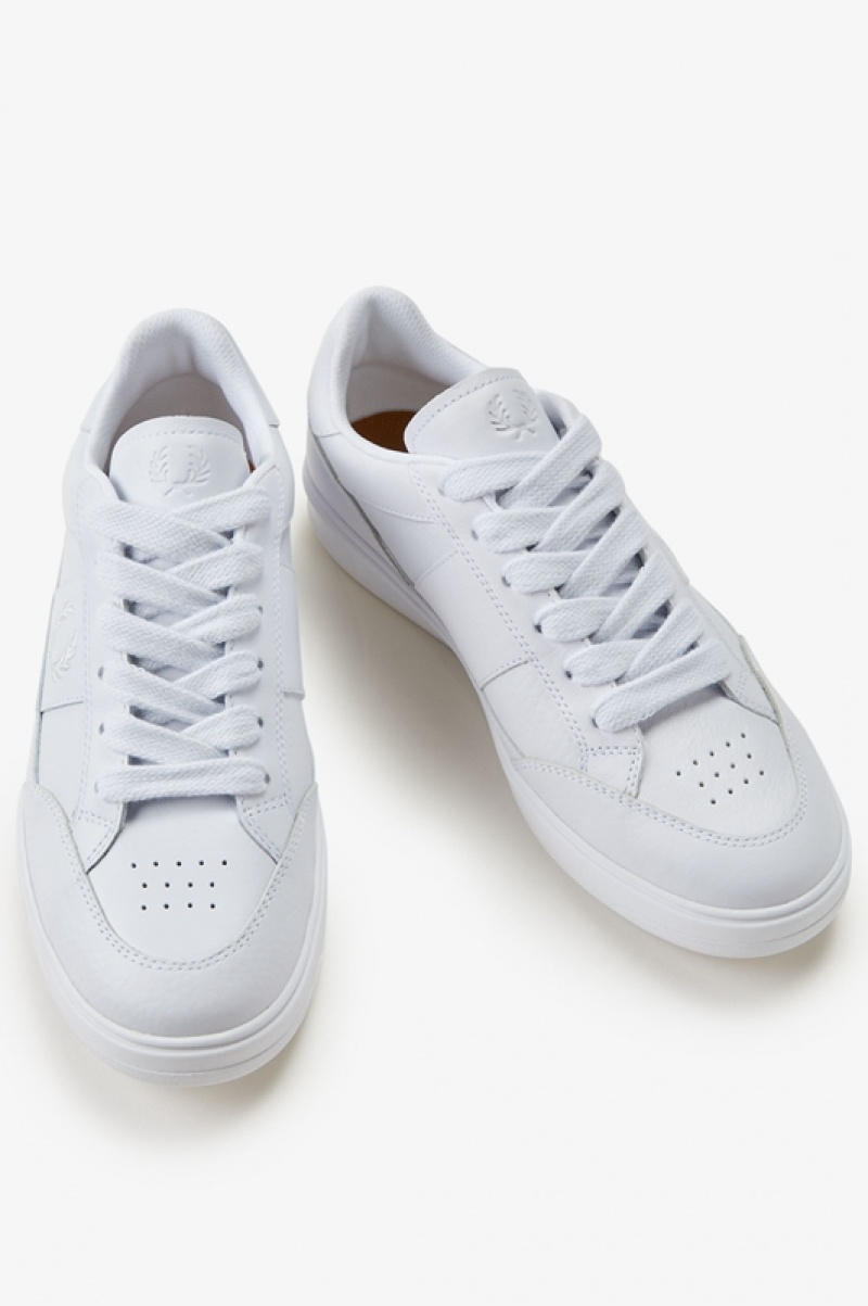 Fred Perry B440 Men's Sneakers White | DBI-093572