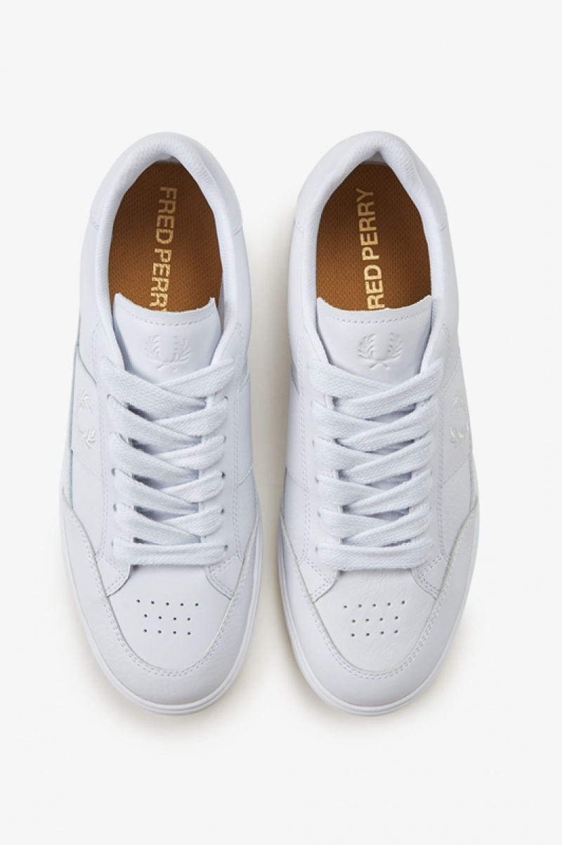 Fred Perry B440 Men's Sneakers White | DBI-093572