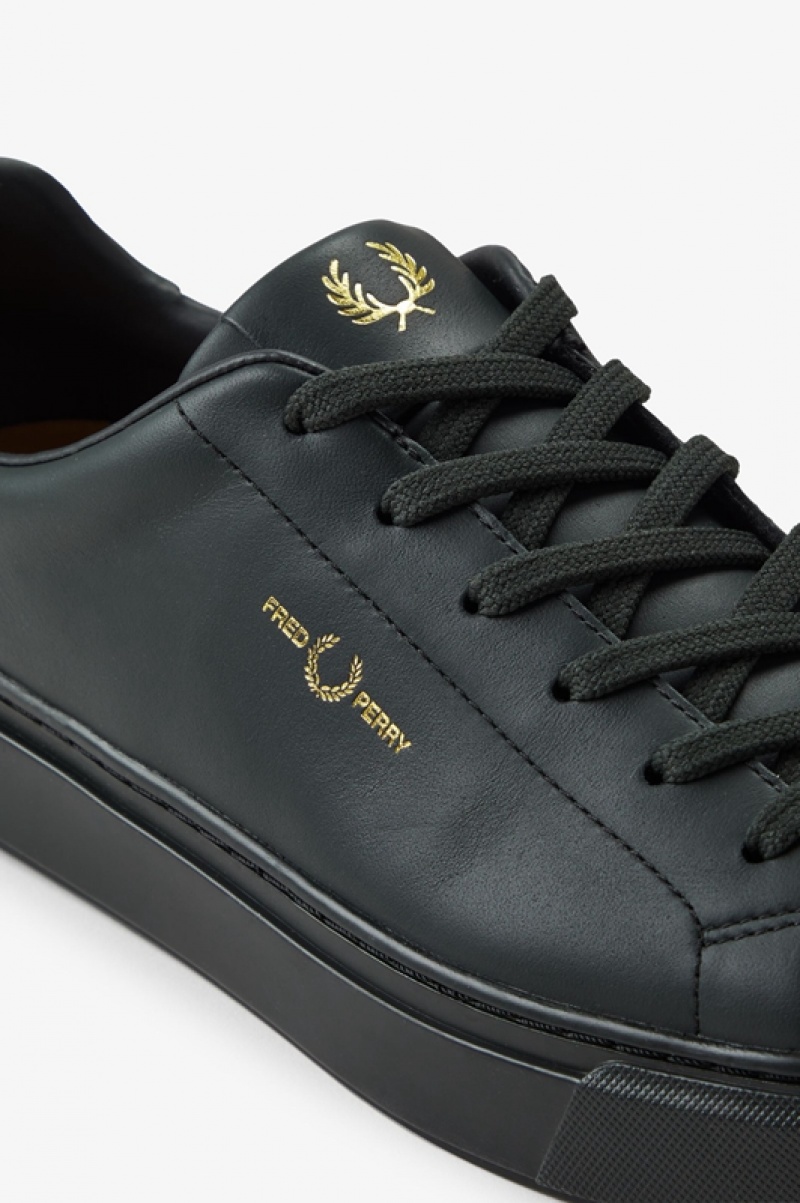 Fred Perry B71 Men's Sneakers Black | LBQ-679384