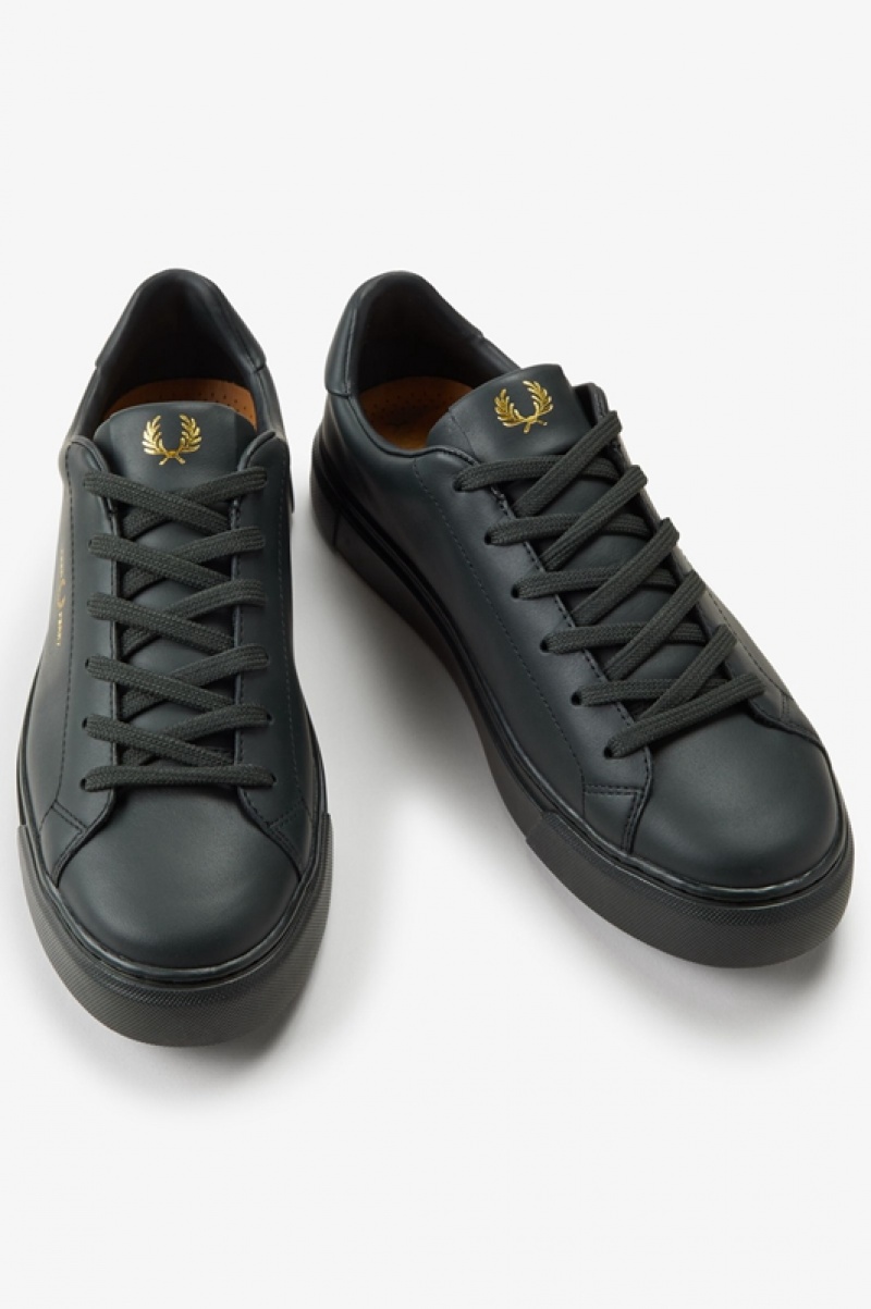 Fred Perry B71 Men's Sneakers Black | LBQ-679384