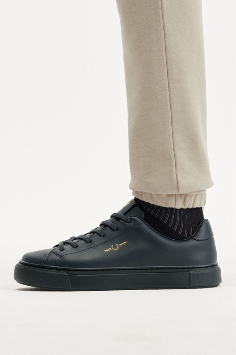 Fred Perry B71 Men's Sneakers Black | LBQ-679384